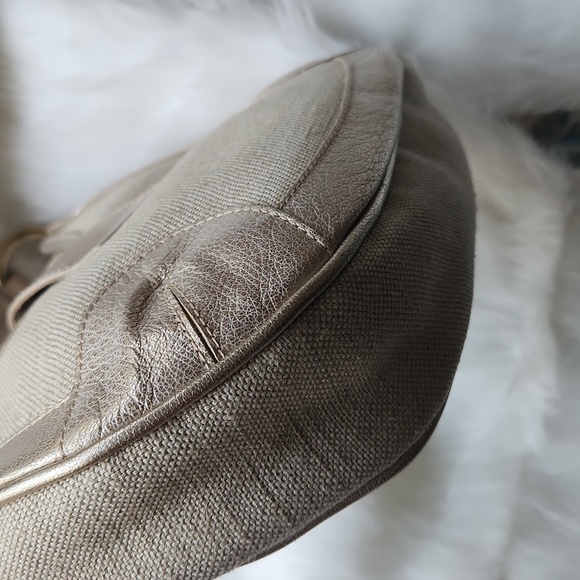 STIART WEITZMAN GOLD SHOULDER BAG - Picture 7 of 13